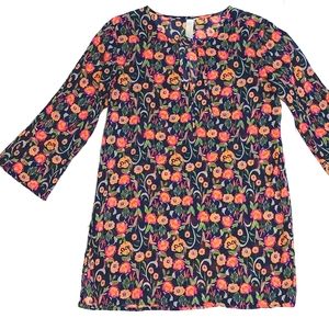 rockflowerpaper Floral Cotton Swimsuit Cover-up, Size S